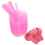 50Ensembles Ensemble Mélange Masques Plastique Rose Pour 2