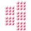 50Ensembles Ensemble Mélange Masques Plastique Rose Pour 5
