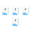 16Pcs Automatic Parrot Water Dispenser Sky-Blue ABS Bird Cage Feeder 5