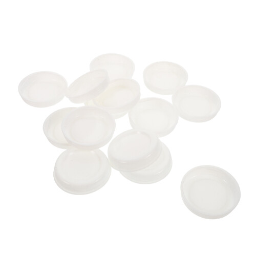 120Pcs Sturdy Plastic Poster Tubes White Caps for Craft Storage Needs 2