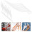 60Pcs Clear Acrylic Shoe Holders High Elastic Sandal Display Racks 11
