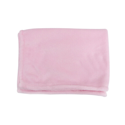 4Pcs Solid Color Pink Flannel Pet Blanket Soft Fleece Throw 2