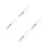 4Pièces Stylos Plume Rouge Rechargeable Pour Et 4
