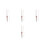 4Pièces Stylos Plume Rouge Rechargeable Pour Et 8
