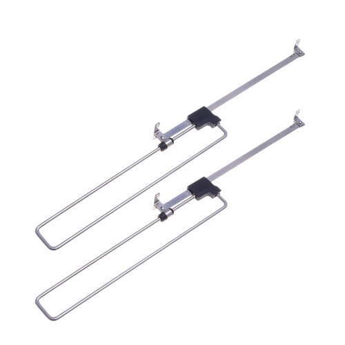 6Pièces Supports Métalliques Rétractables Pour Organisation Dressing 1