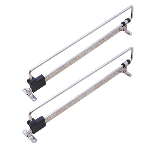 6Pièces Supports Métalliques Rétractables Pour Organisation Dressing 2