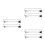 6Pièces Supports Métalliques Rétractables Pour Organisation Dressing 6