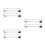 6Pièces Supports Métalliques Rétractables Pour Organisation Dressing 7