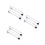 6Pièces Supports Métalliques Rétractables Pour Organisation Dressing 10