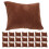 120Pièces Coussin Présentoir Bijoux Velours Café Compact 2