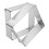 8Pcs Heavy Duty Stainless Steel Adjustable Square Mousse Cake Mold 2