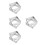 8Pcs Heavy Duty Stainless Steel Adjustable Square Mousse Cake Mold 8