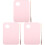3Sets Make-Up Mischpalette Mit Spatel Und Acrylplatte Pink 4