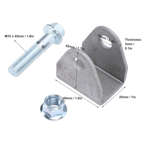 Shock Mount with Screw for ATV Enhanced Driving Durable Material One Pair 1