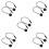 10Pcs Car Lane Change Assist Radar Sensor Blind Spot Alarm Light 5