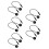 10Pcs Car Lane Change Assist Radar Sensor Blind Spot Alarm Light 9