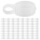 120Pcs White Plastic Windproof Hanger Clips for Clothes Rack & Laundry 9