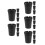 20Pièces Cendrier Plastique Portable Noir Pour Usage Extérieur 10