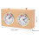 Mechanical Wood Chess Timer Portable Stress Relief Clock 15.4cm 2