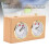 Mechanical Wood Chess Timer Portable Stress Relief Clock 15.4cm 7