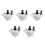 5Ensembles Bouchons D'entrée D'eau Rv PP Pour Camping-Car 4