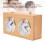 Mechanical Wood Chess Timer Portable Stress Relief Clock 15.4cm 5