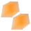 48Pièces Gels Lumineux Orange PVC Diffuseur Pour Studio Photo 2