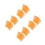 48Pièces Gels Lumineux Orange PVC Diffuseur Pour Studio Photo 5