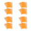 48Pièces Gels Lumineux Orange PVC Diffuseur Pour Studio Photo 7