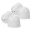 10Pcs Home Use White Plastic Ceiling Fan Bottom Canopy Kit 3