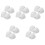 10Pcs Home Use White Plastic Ceiling Fan Bottom Canopy Kit 5