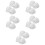 10Pcs Home Use White Plastic Ceiling Fan Bottom Canopy Kit 9
