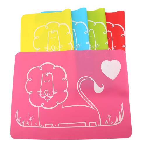 2Pièces Ensembles De Nappes En Silicone Antidérapantes Multi-Usage Couleurs 2