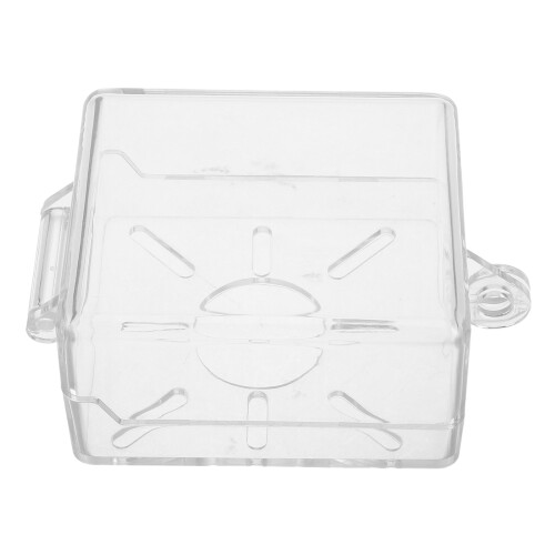 2Pièces Protection Bouton Transparent Verrouillable Pour Interrupteur 1