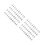 80Pcs Stainless Steel Number Plate Keychains Silver Round Tags for DIY 7