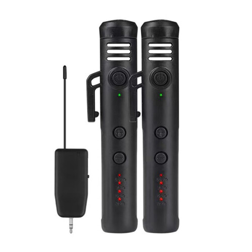 Nek-Hangende Microfoon met 6,5 mm Converteradapter Draadloze Lesmicrofoon Buitenmicrofoon voor Live-Uitzendingen