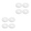8Pcs Reusable Pool Ladder Shielding Covers White ABS Pipe Decoration 4
