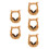 5Pièces Muffs Oreilles Khaki Confortable Pliable 6