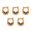 5Pièces Muffs Oreilles Khaki Confortable Pliable 8