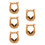 5Pièces Muffs Oreilles Khaki Confortable Pliable 9
