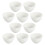 30Pièces Bols Silicone Blancs Flexibles Pour Masques DIY 2