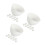 30Pièces Bols Silicone Blancs Flexibles Pour Masques DIY 5