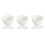 30Pièces Bols Silicone Blancs Flexibles Pour Masques DIY 6
