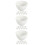 30Pièces Bols Silicone Blancs Flexibles Pour Masques DIY 7