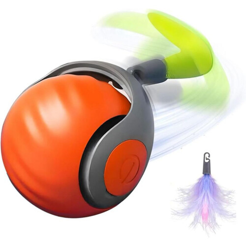 Interactive Cat  with for Indoor Cats,Automatic Moving Pet Toy,Wave-Design for All Floors  Obstacle Avoidance B 1