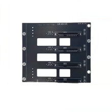 6Gbps SSD HDD SATA5.1 Disco Rígido Backplane Placa de Armazenamento Nas Placa de Expansão de Servidor para Adaptador de 4 Discos 2 X 4D