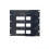 6Gbps SSD HDD SATA5.1 Hårddisk Bakplan Nas Storage Card Server Expansion Board  Till 4-Disk Adapter 2 X 4D 1