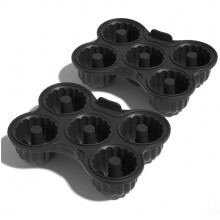 Air Fryer Donut Silicone Baking Pan Donut Mold for  AF400EU AF451EU SL400EU AF500DE and Many Other Air Fryers 2Pcs