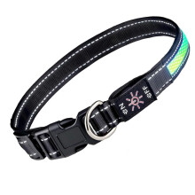 LED-Hundehalsband mit Beleuchtung, Wiederaufladbar, Wasserdicht, Sicherheitshalsbänder für Hunde Beim Nächtlichen Spazierengehen, Blinkende