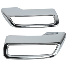 Para 3008 5008 Allure 2017 - 2019 Tampa Traseira Do Tubo de Escape ABS Silenciador de Escape Traseiro Tampa Do Tubo de DecoraçãO GuarniçãO